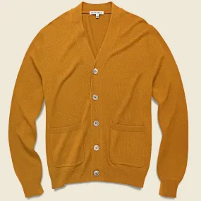 Merino Wool Cardigan - Golden Khaki