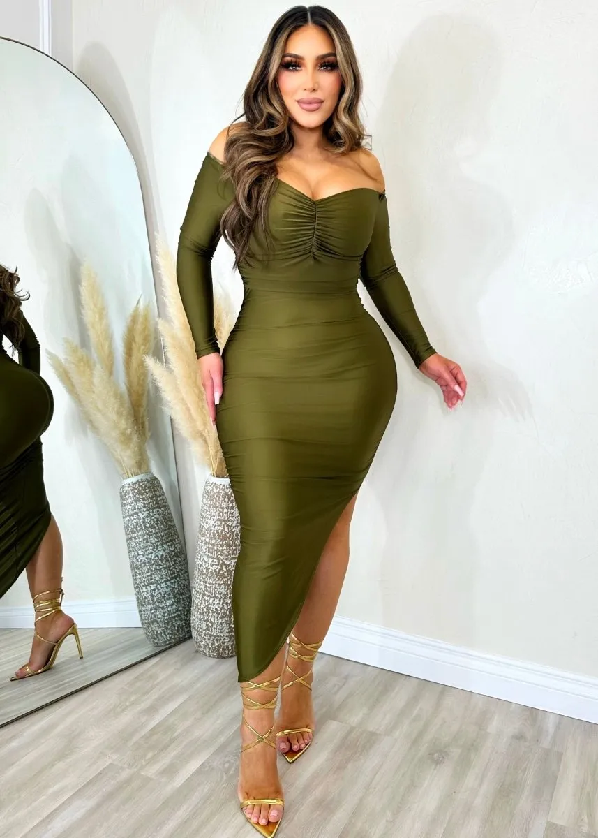 Miranda Dress Olive