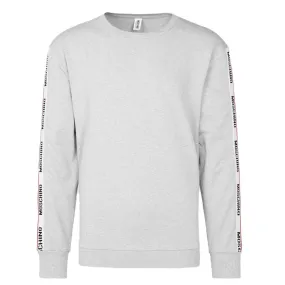 Moschino Tape Logo Grey Jumper