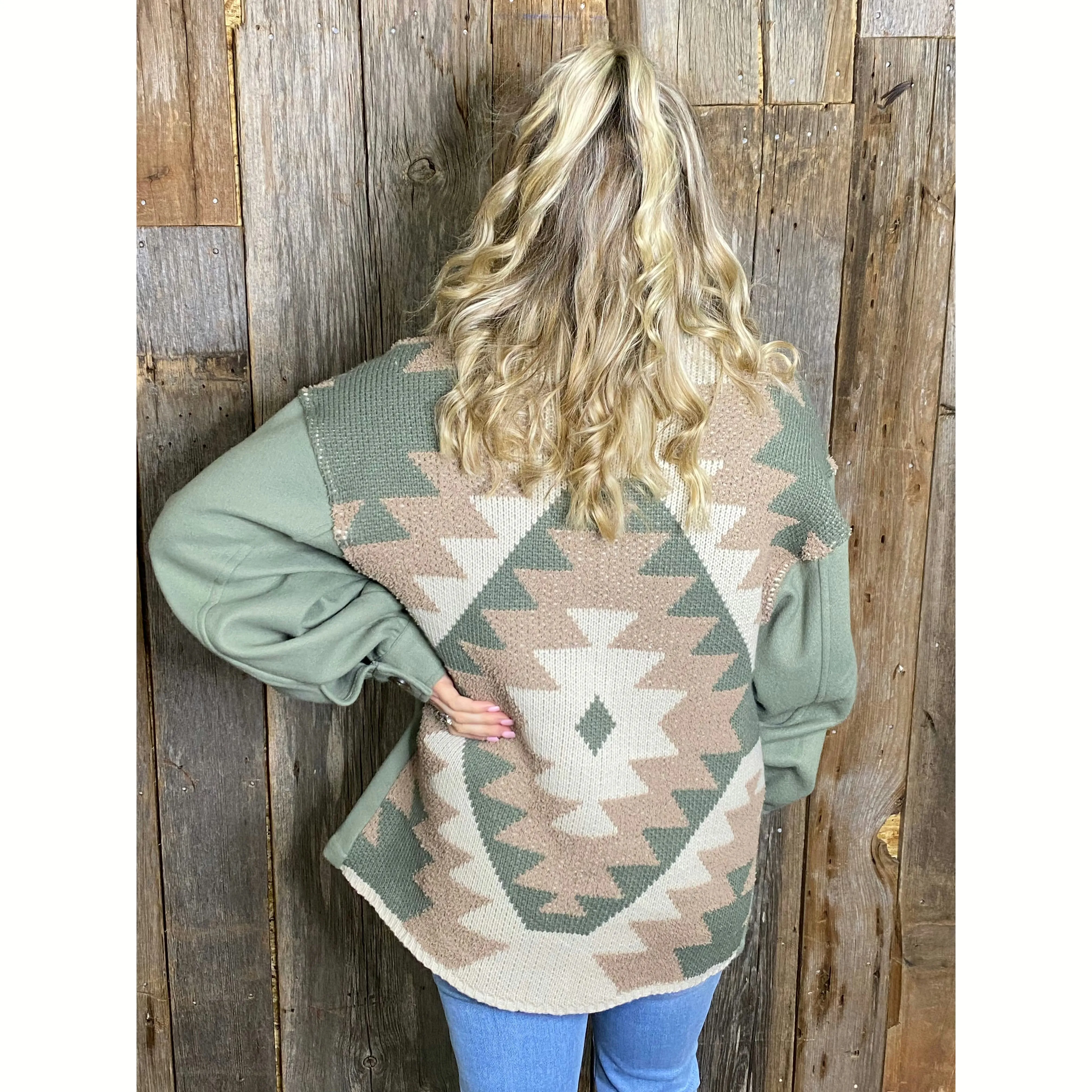 Naomi Aztec Back Jacket