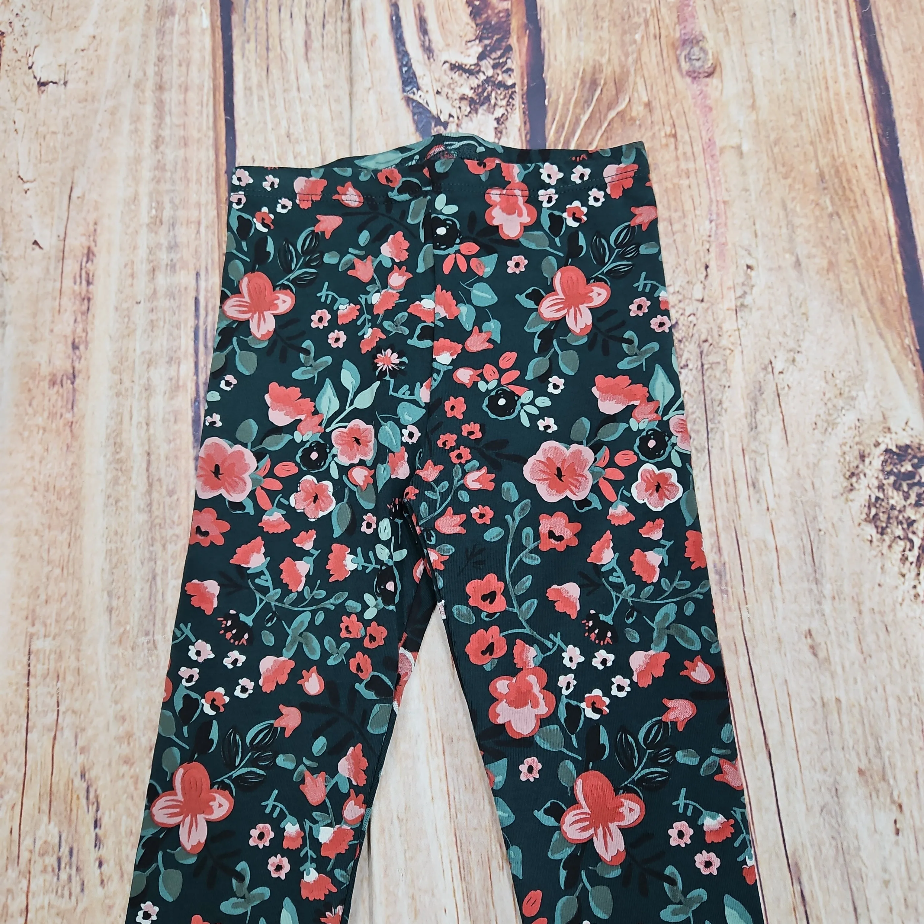 NORUK FOREST GREEN FLORAL LEGGINGS