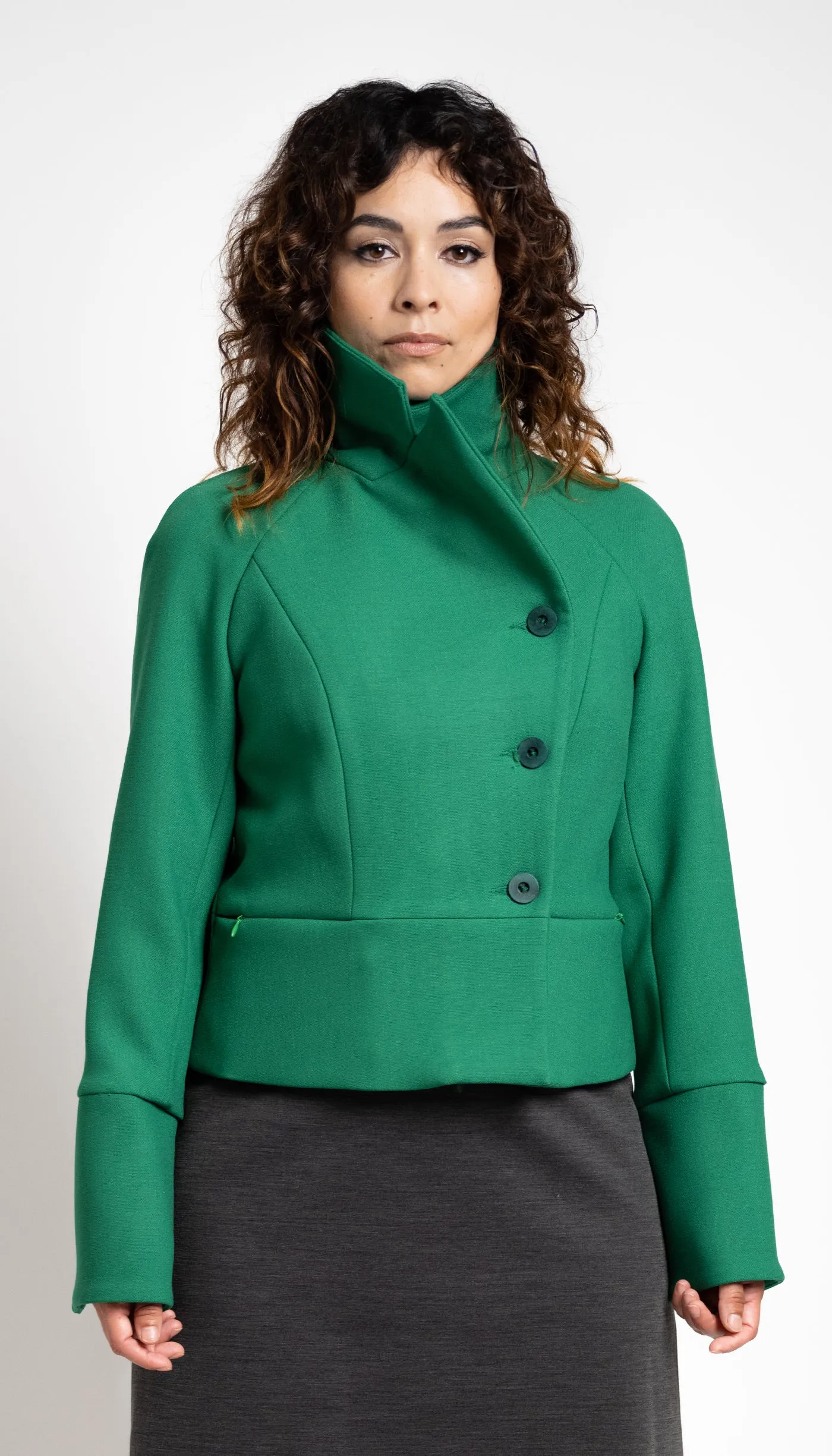 Notch Collar Jacket