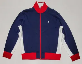 Nwt Polo Ralph Lauren Navy/Red/White Small Pony Track Jacket