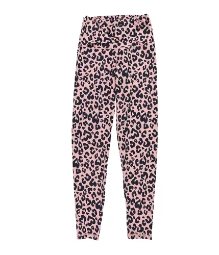 Offline Womens Twist Front Leopard Casual Leggings