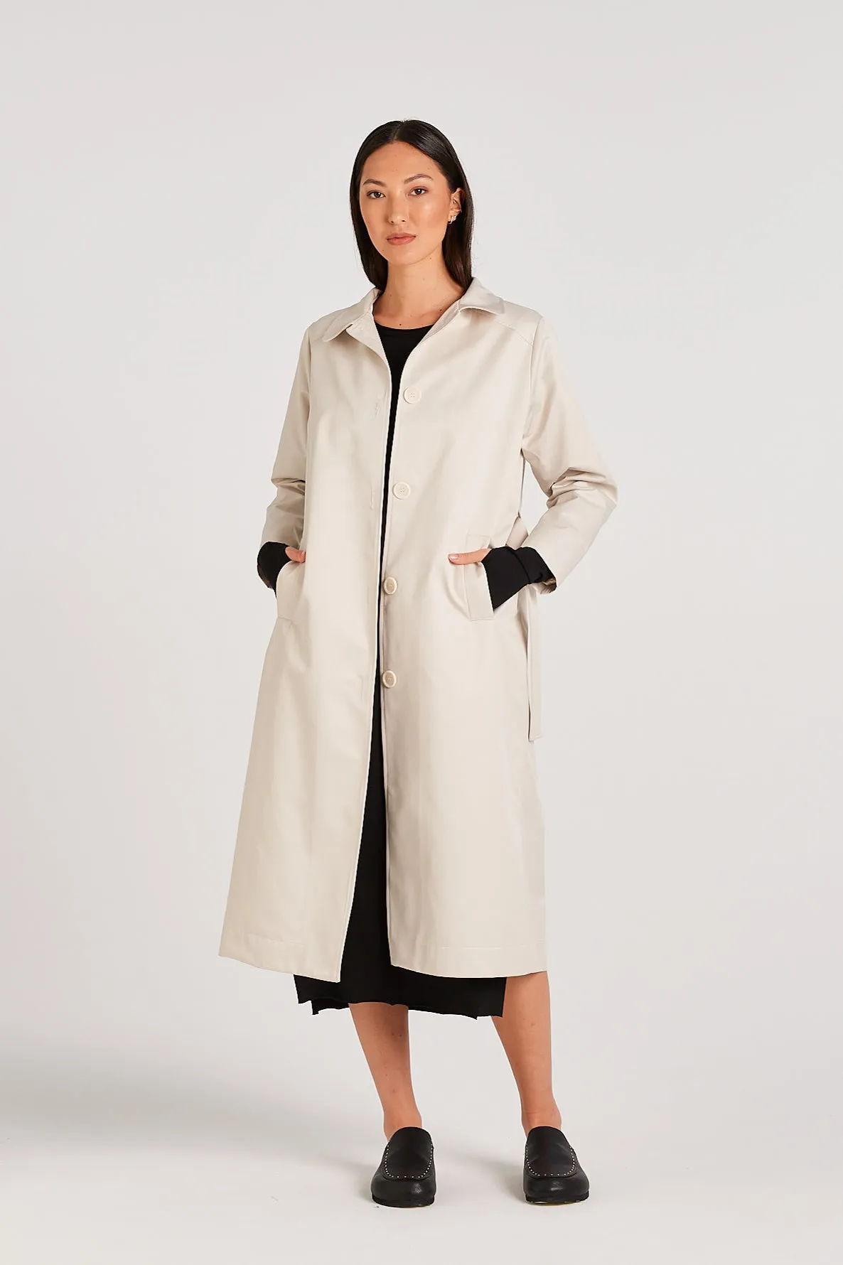 OTIE trench coat Oyster