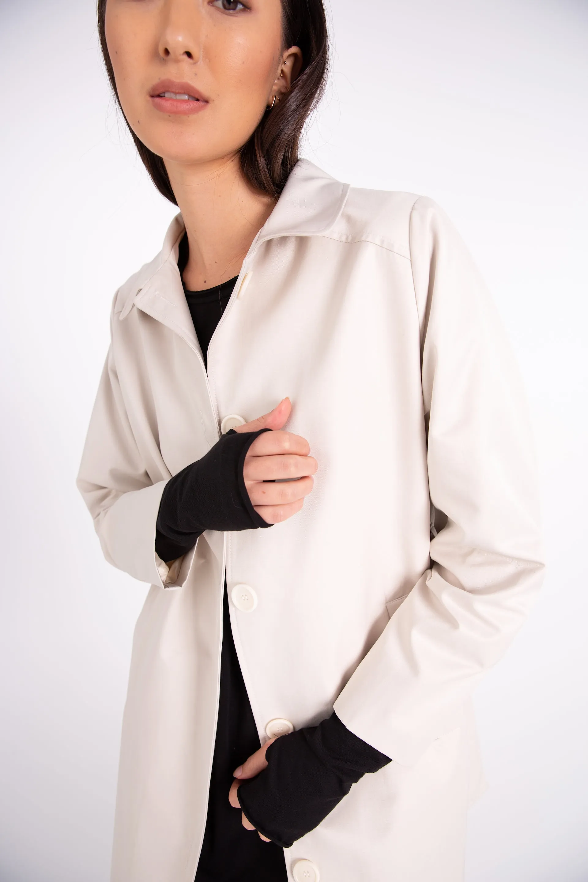 OTIE trench coat Oyster