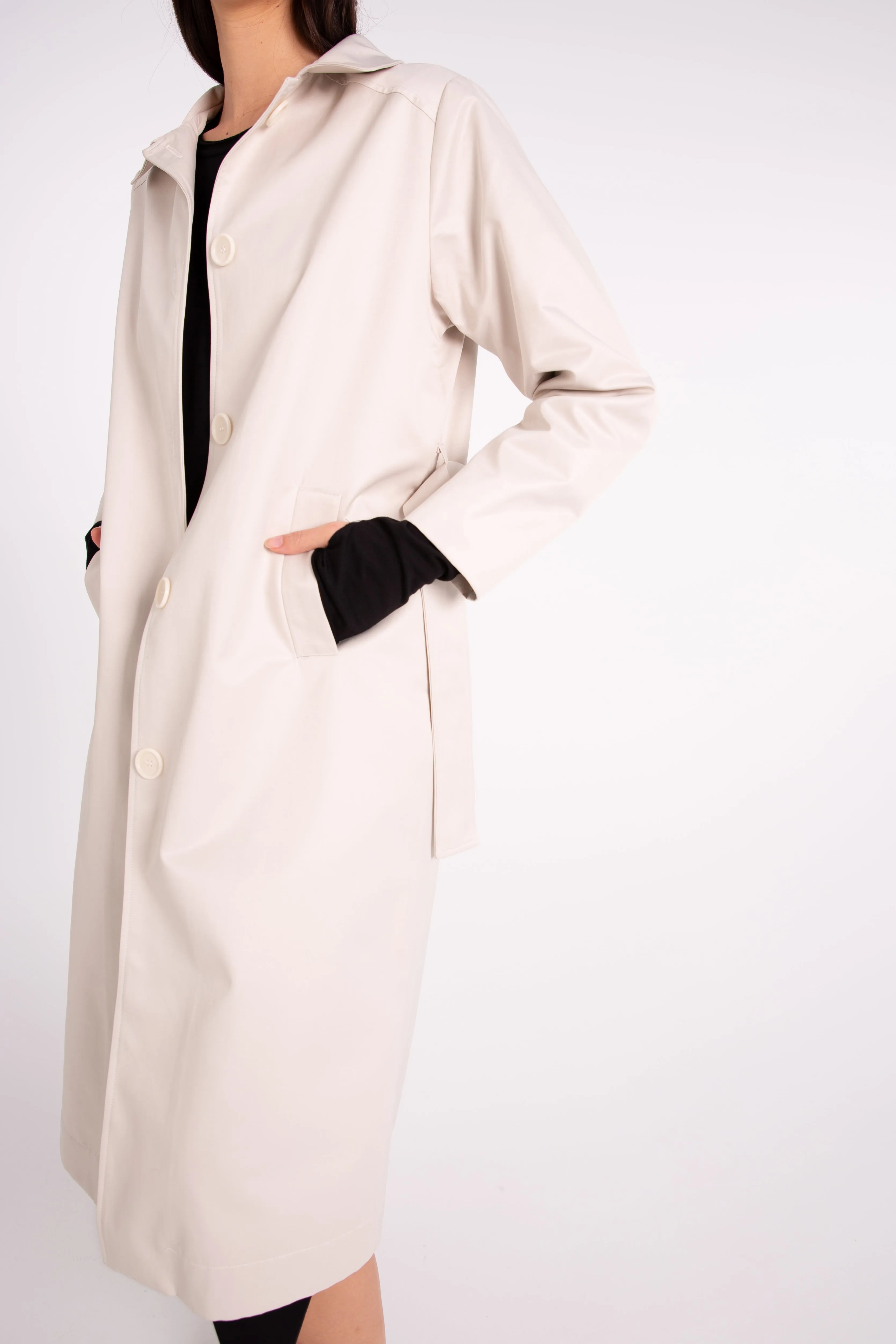 OTIE trench coat Oyster