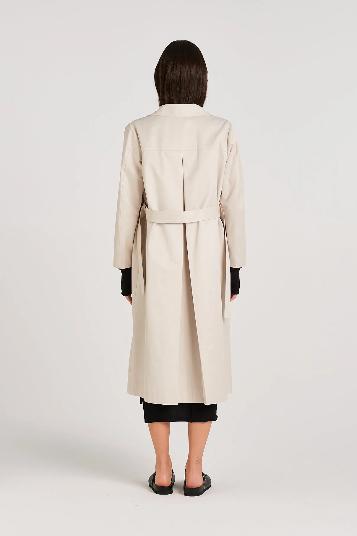 OTIE trench coat Oyster