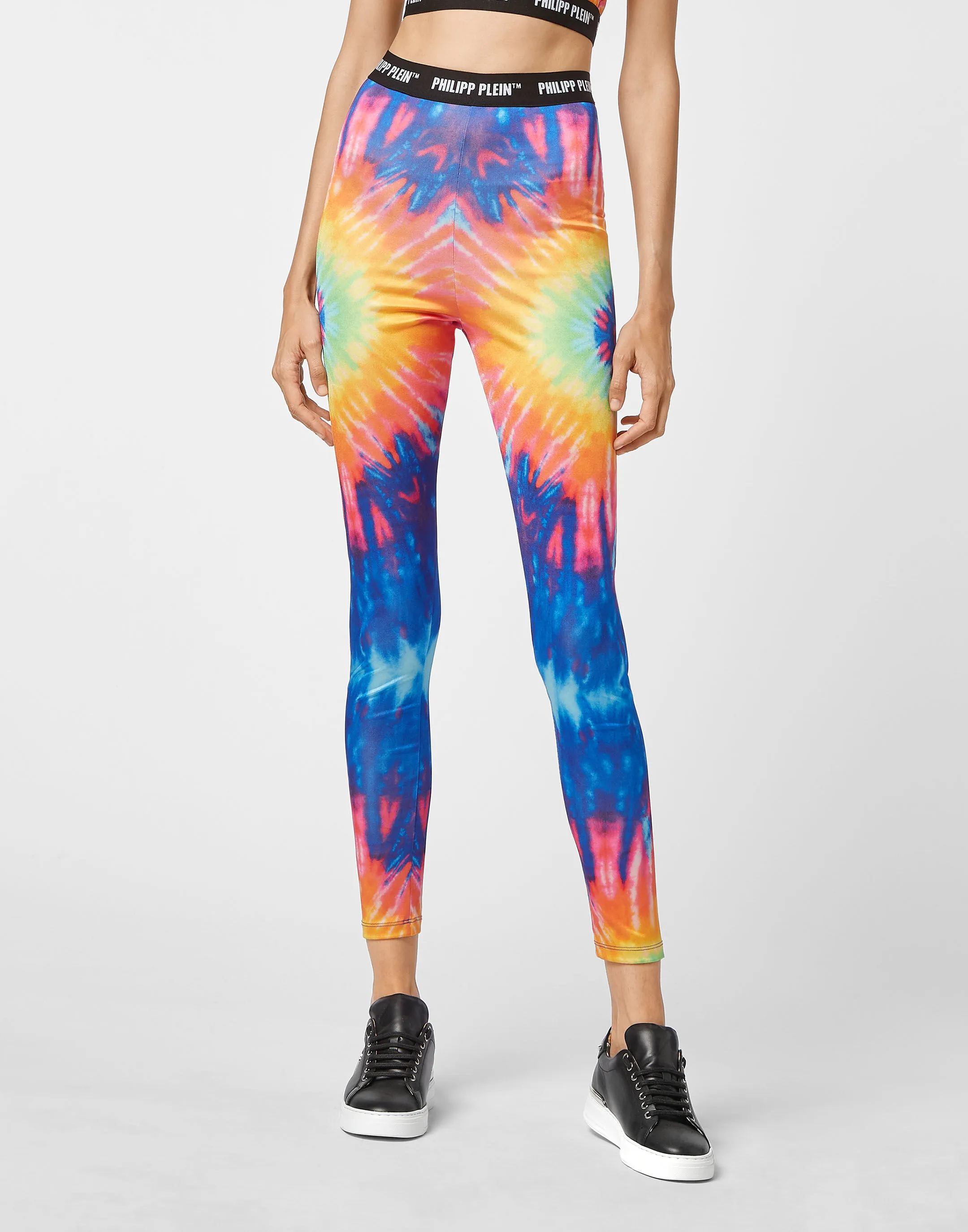 PHILIPP PLEIN Leggings Tie dye