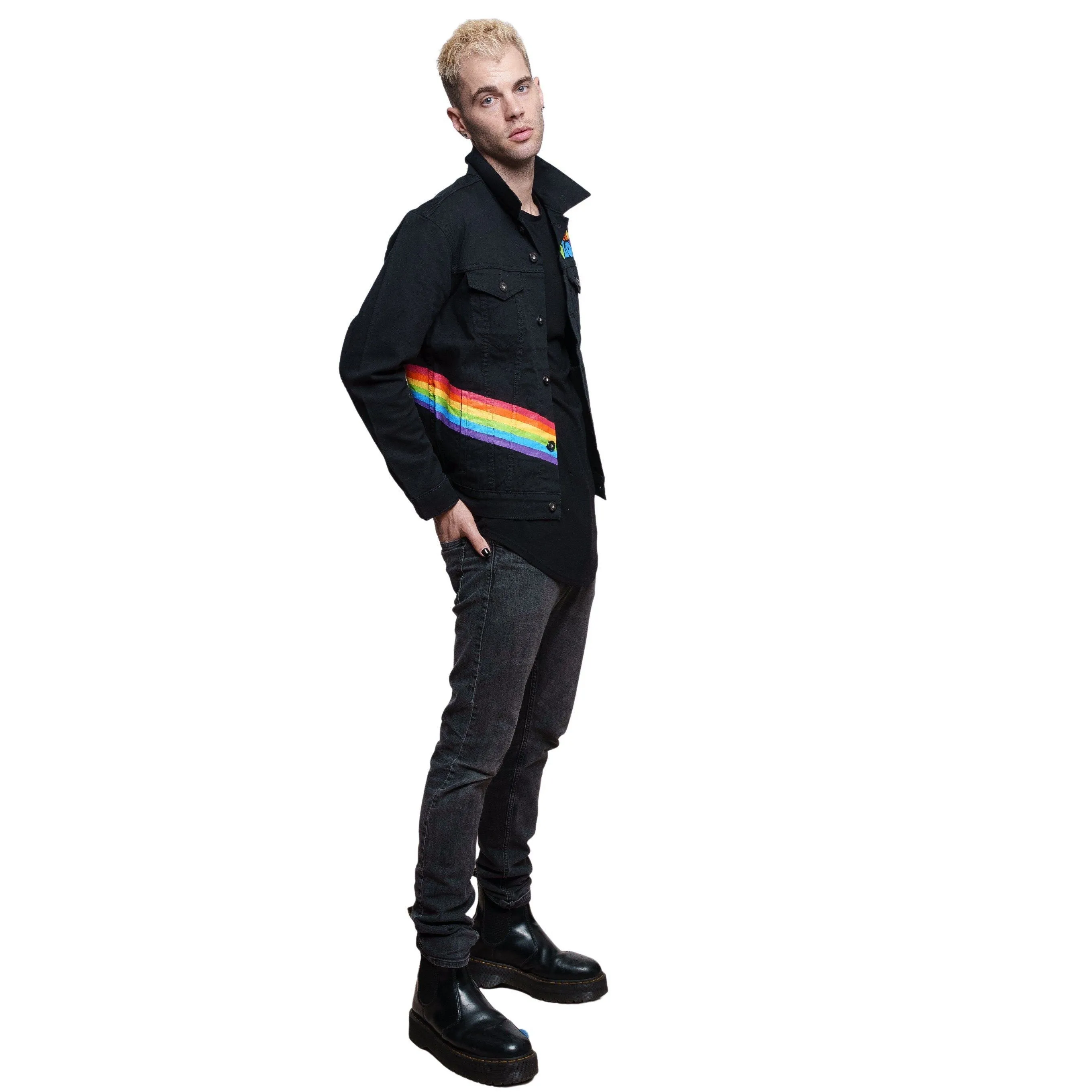 'PINK FLOYD' DENIM JACKET - Men