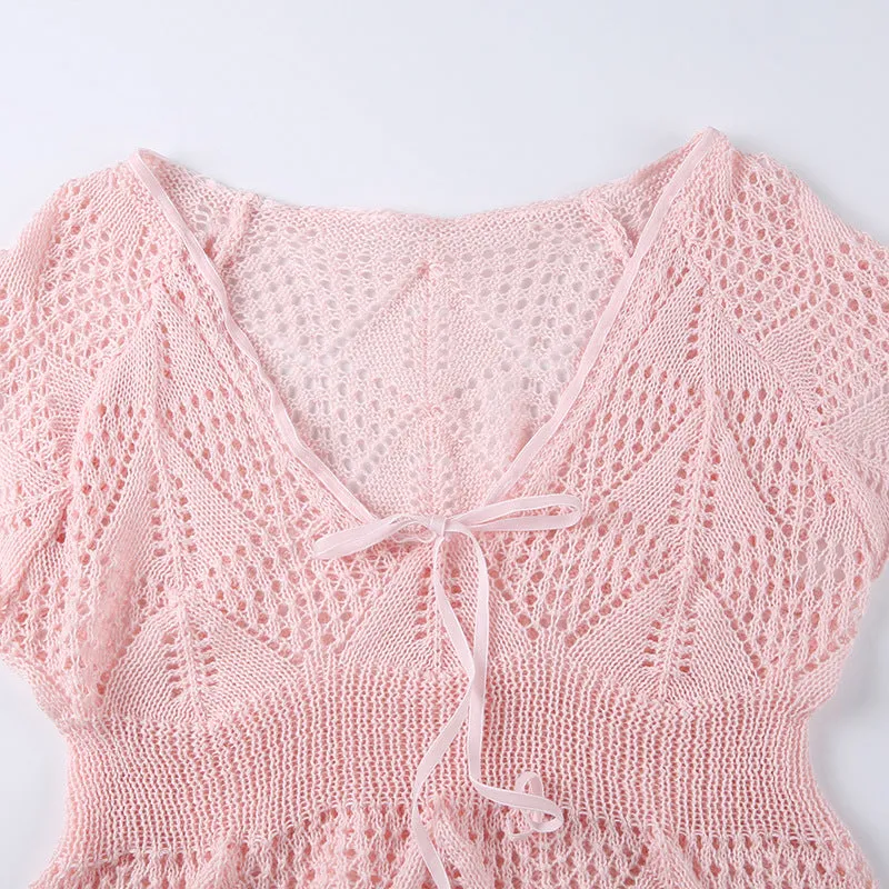 Pink Net Top