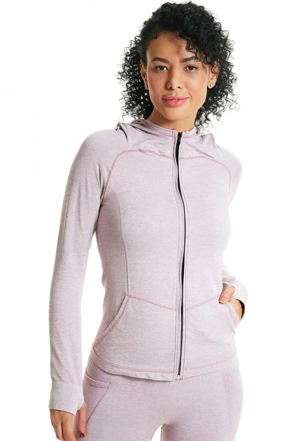 Plié Zip Front Hoodie