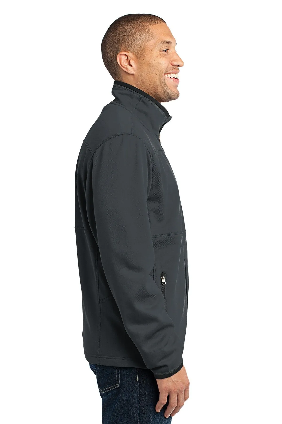 Port Authority Pique Fleece Jacket F222 Graphite