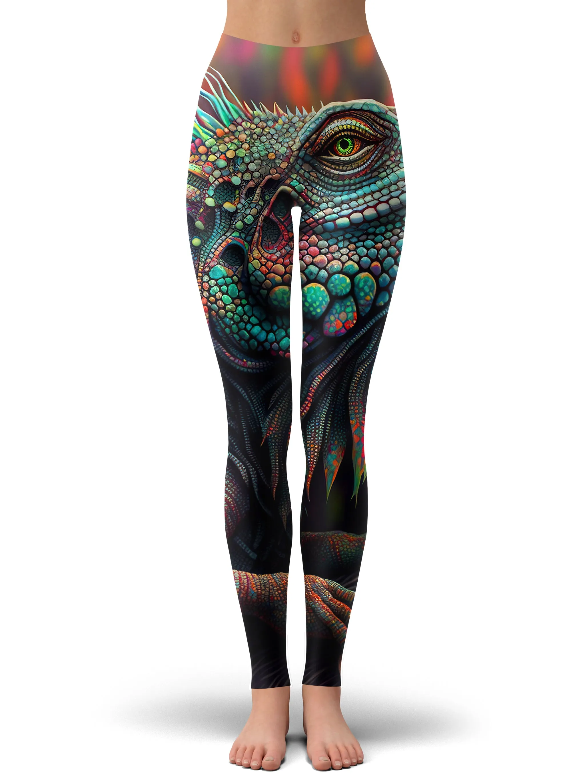 Psychedelic Giant Iguana 2.0 Leggings