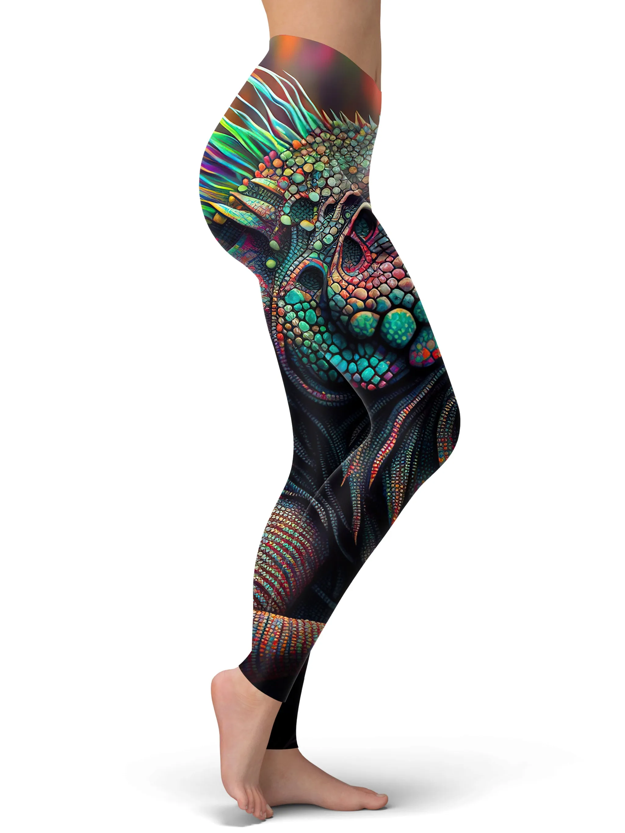 Psychedelic Giant Iguana 2.0 Leggings