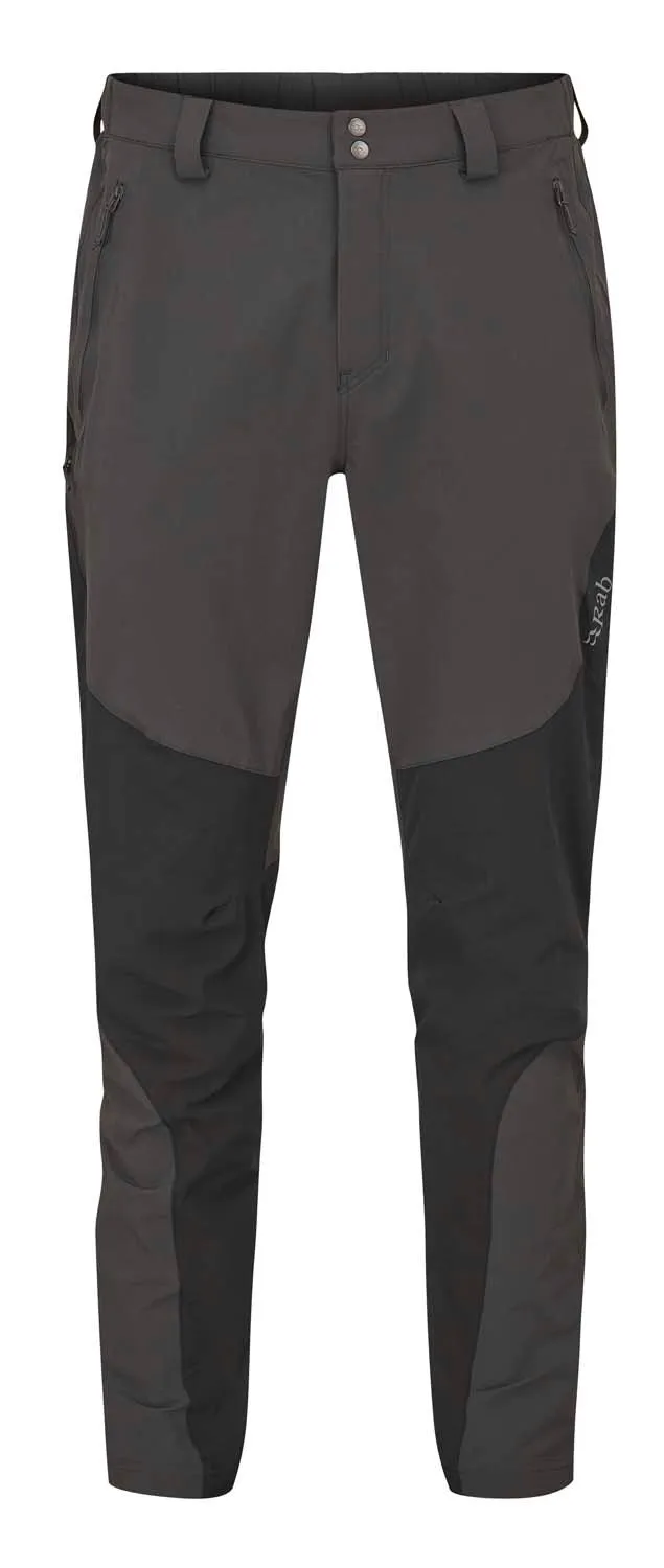 Rab Men's Torque Mountain Pants Anthracite/Black | Buy Rab Men's Torque Mountain Pants Anthracite/Black here | Outnort