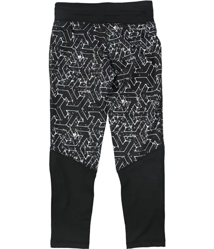 Reebok Girls Geo Reflective Athletic Leggings