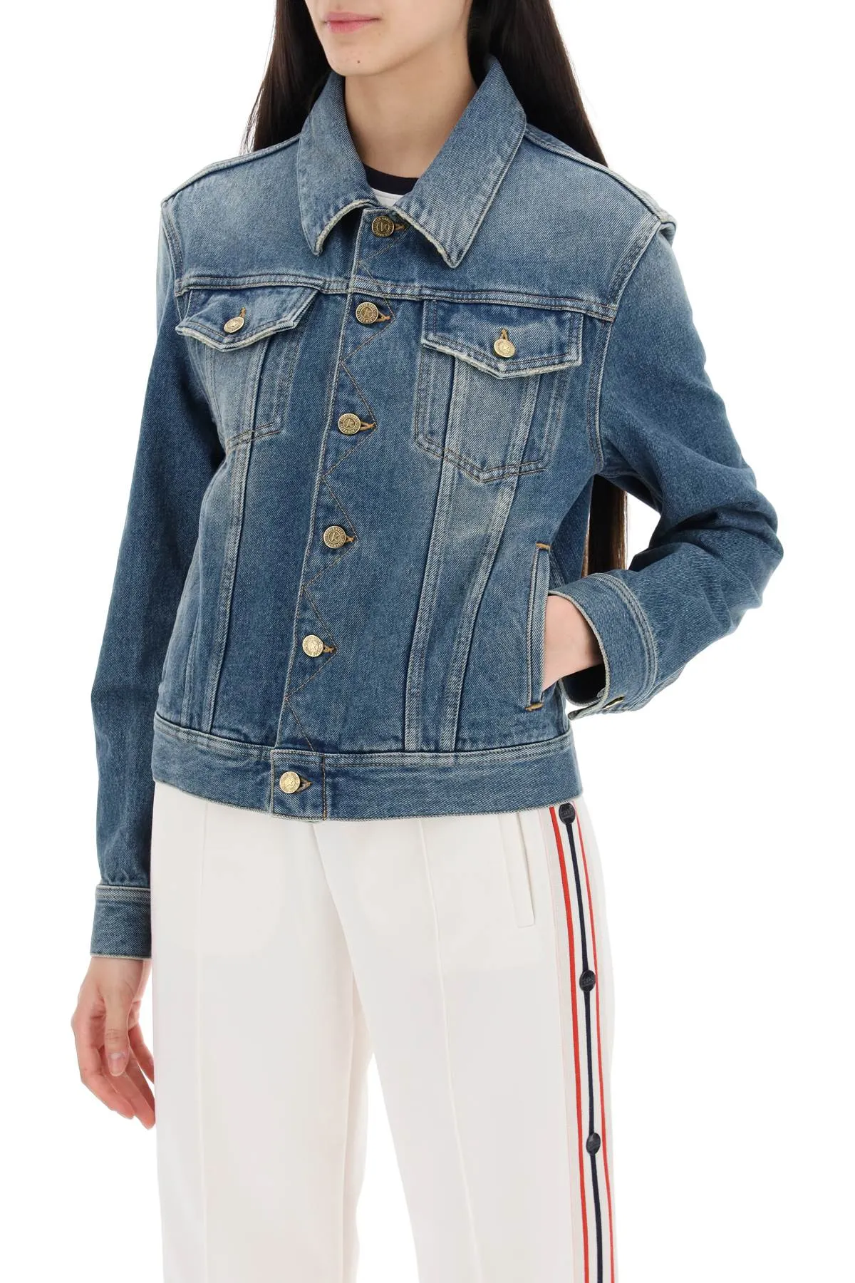 Result for Golden Goose Blue Denim Jacket (GWP00846 P000621)