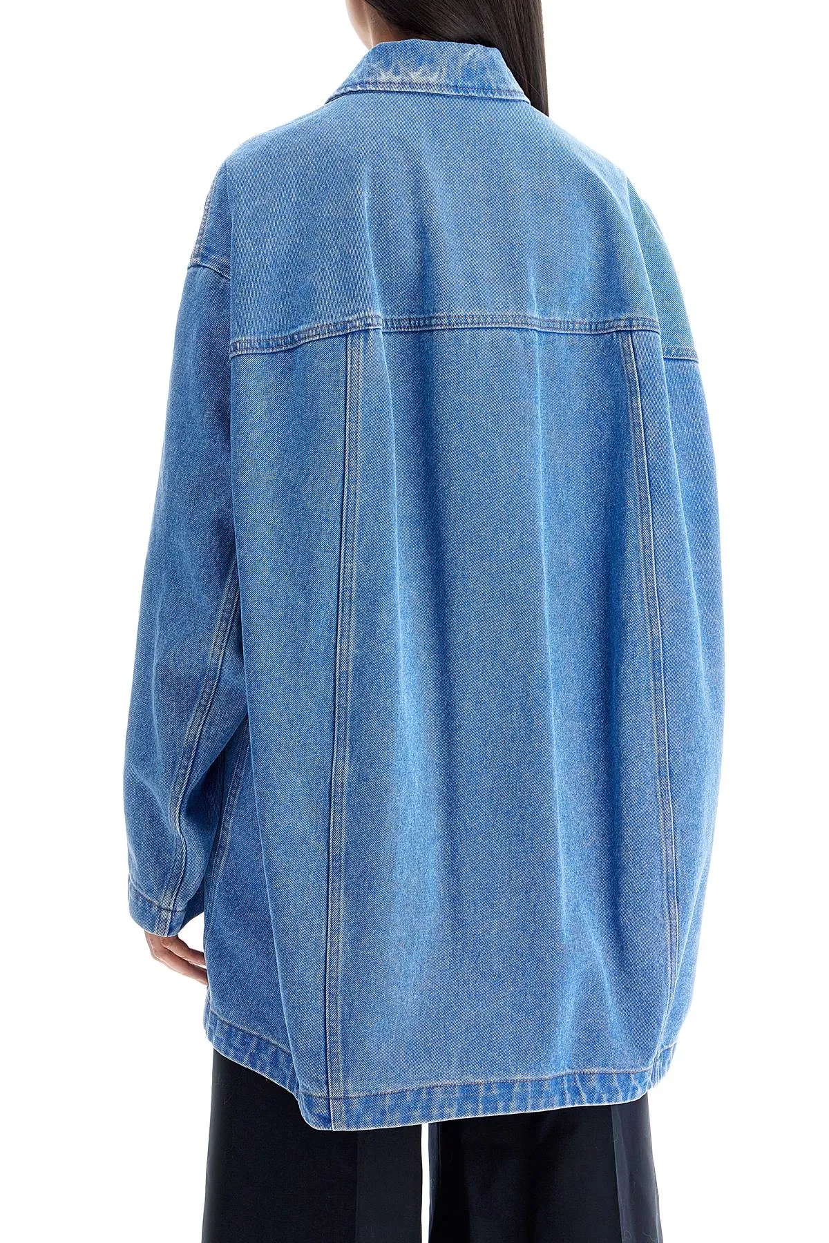 Result: Plus size sustainable denim jacket