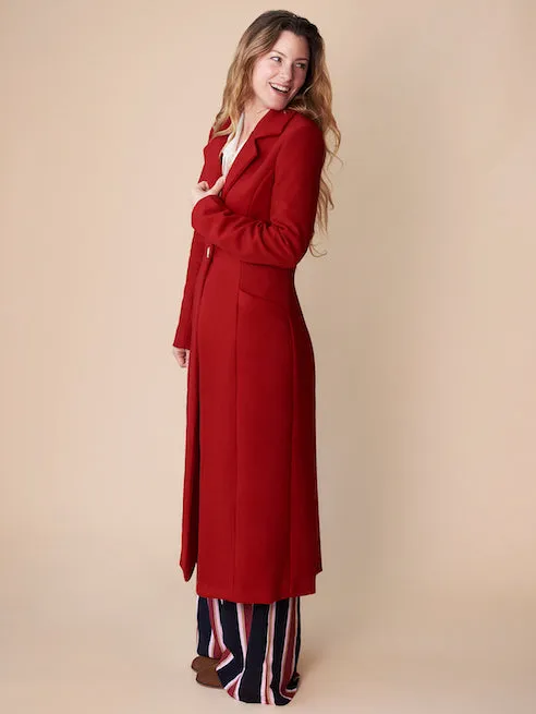 Rumana Coat - Downloadable Sewing Pattern for UK Sizes 2-38 in PDF format.