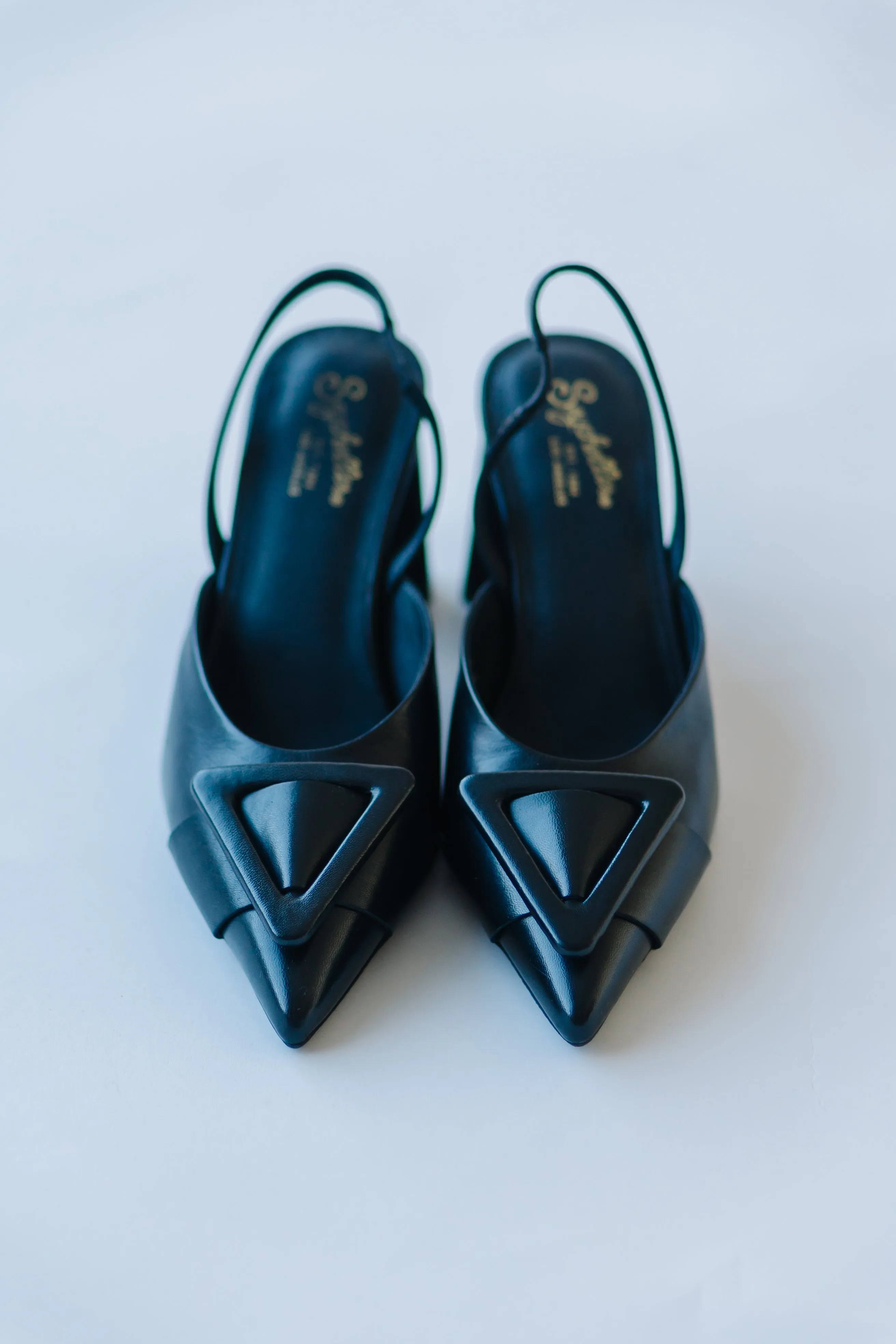 Seychelles: Rumor Has It Heel in Black Leather