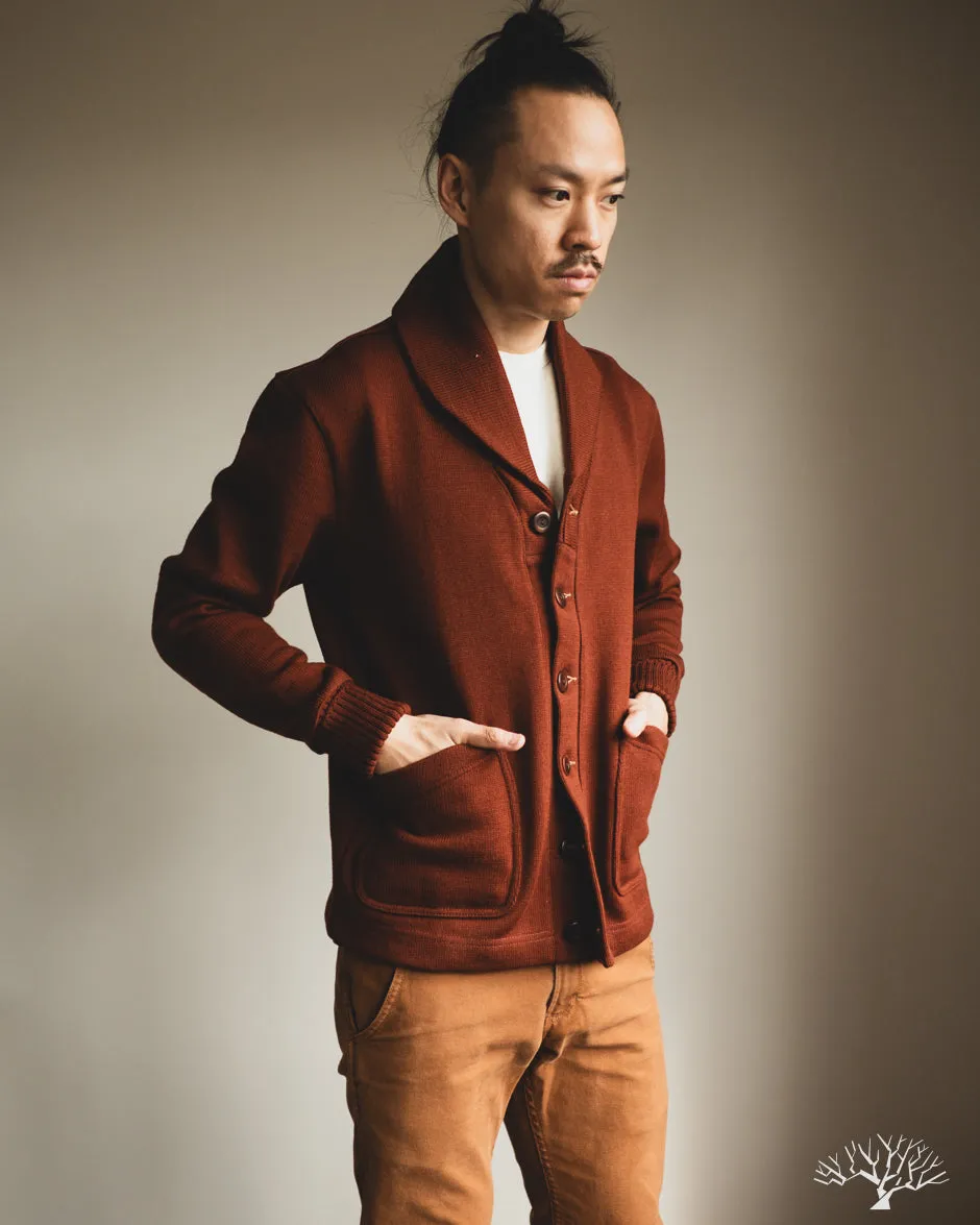 Shawl Sweater Coat 2.0 - Tobacco (Modified)