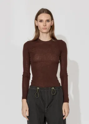 Skinny Crew in Brown