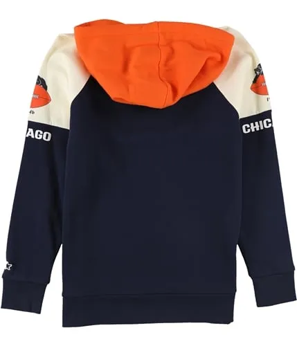 Starter Womens Chicago Bears Colorblock Hoodie Sweatshirt