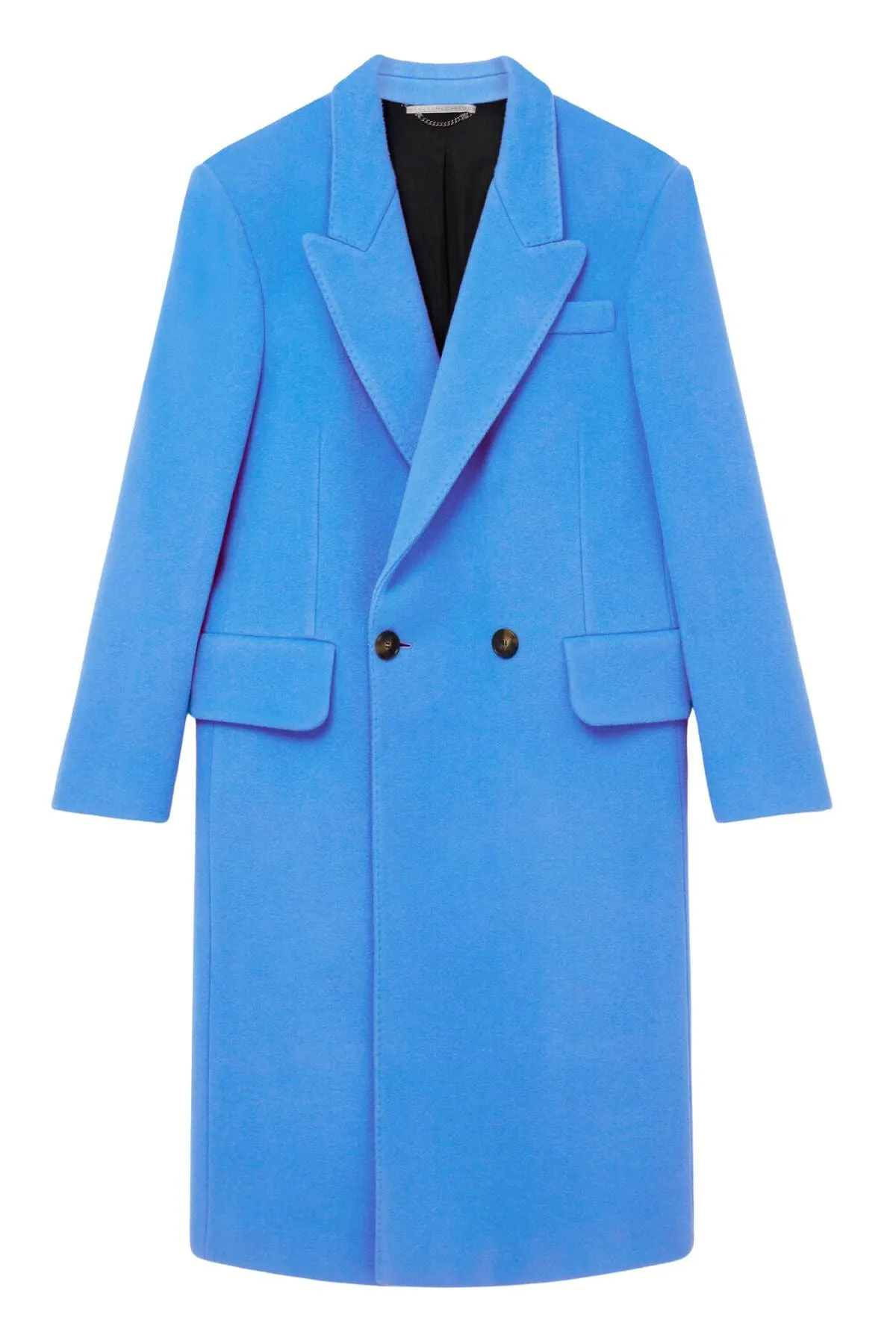 Stella McCartney Double-Breasted Coat - Cornflower Blue