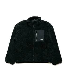 Stüssy Sherpa Reversible Jacket in Black