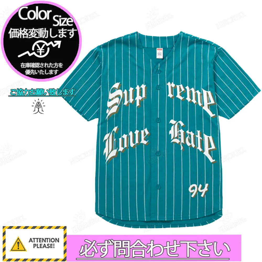 Supreme  |Street Style Logo Skater Style Tops