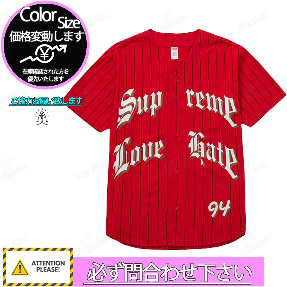 Supreme  |Street Style Logo Skater Style Tops