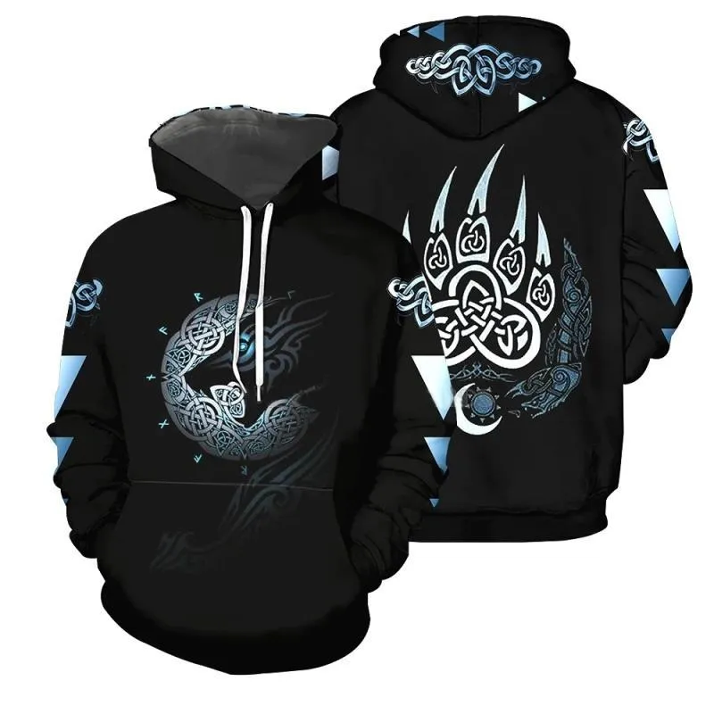 Sweater Vikings Warrior 3D Digital Printing Men's