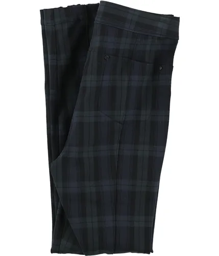 T By Alexander Wang Womens Plaid Casual Leggings