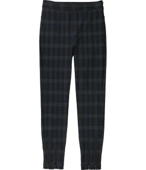 T By Alexander Wang Womens Plaid Casual Leggings