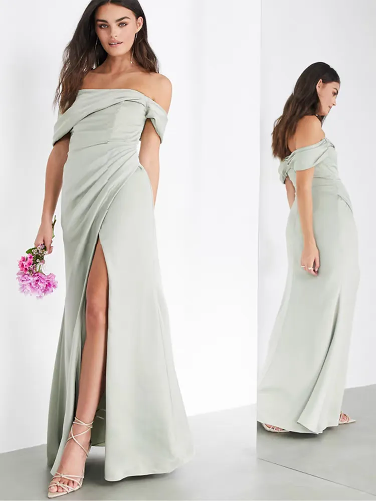 The Liana Bridesmaid Satin Series (Customisable)