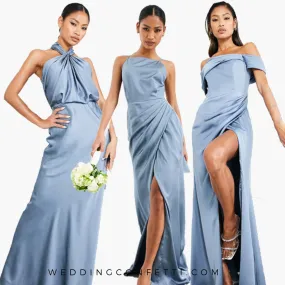 The Liana Bridesmaid Satin Series (Customisable)