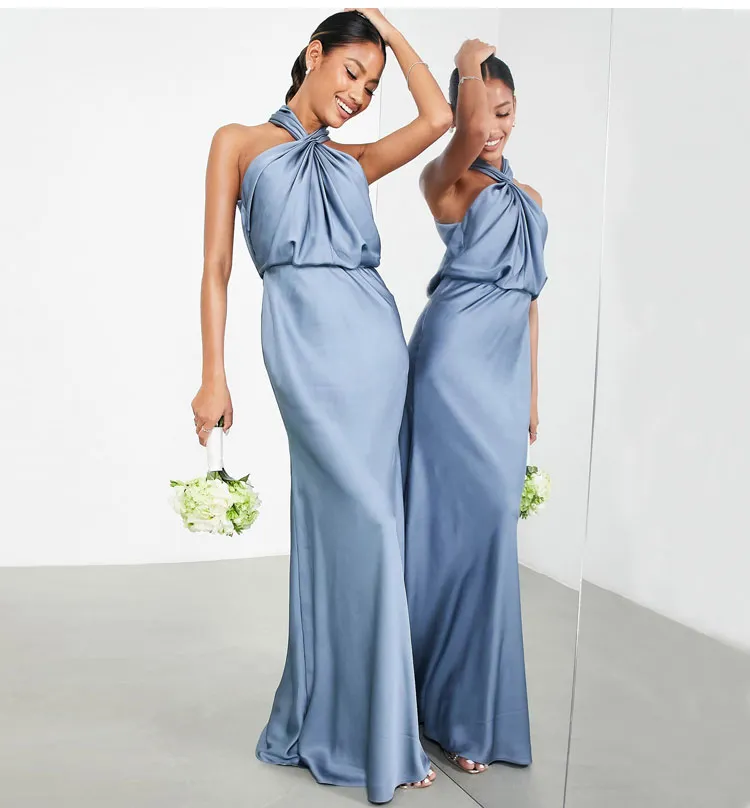 The Liana Bridesmaid Satin Series (Customisable)