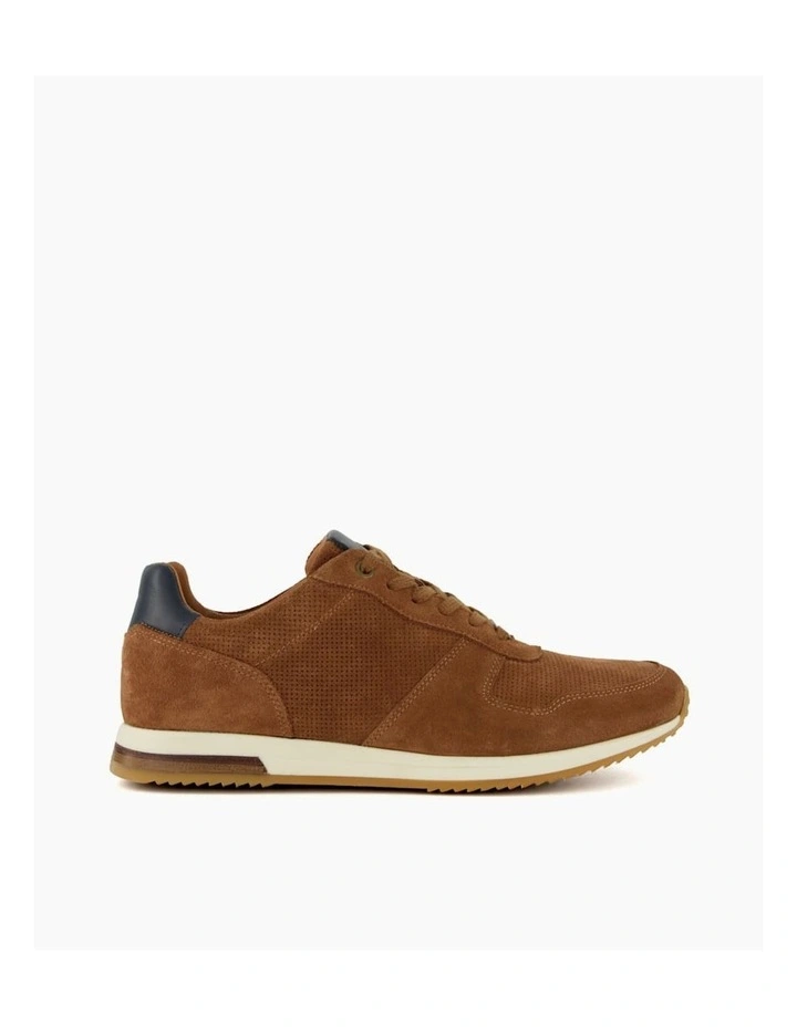 Trilogy Lace Up Sneaker in Tan