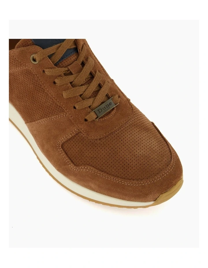 Trilogy Lace Up Sneaker in Tan