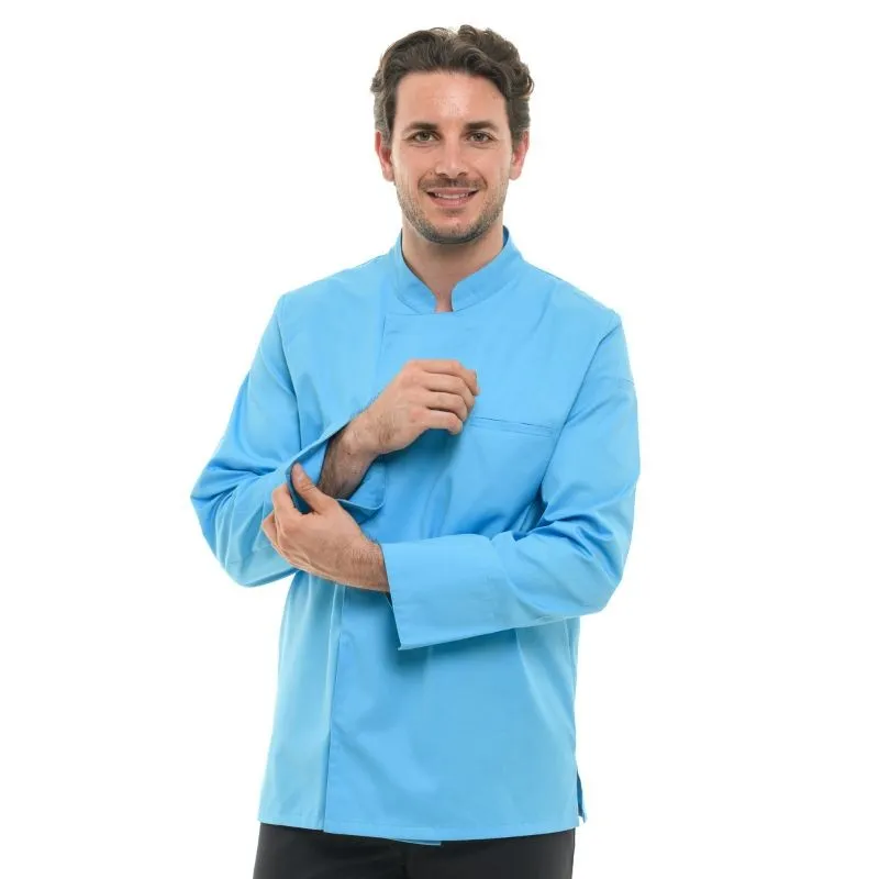 Turquoise Chef Coat - MANELLI, Long Sleeve, Texas