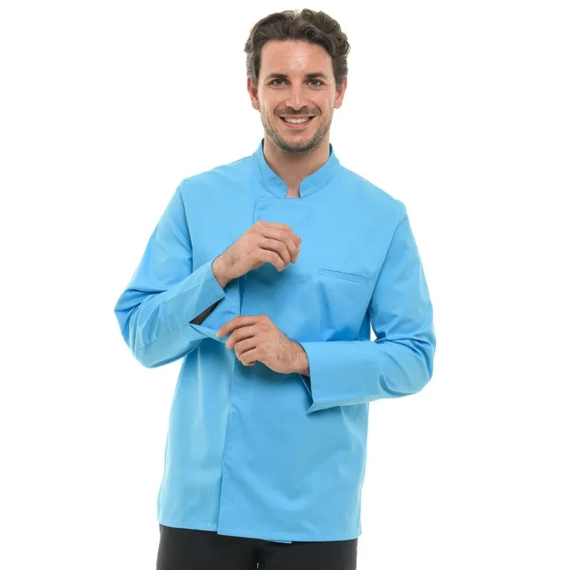 Turquoise Chef Coat - MANELLI, Long Sleeve, Texas