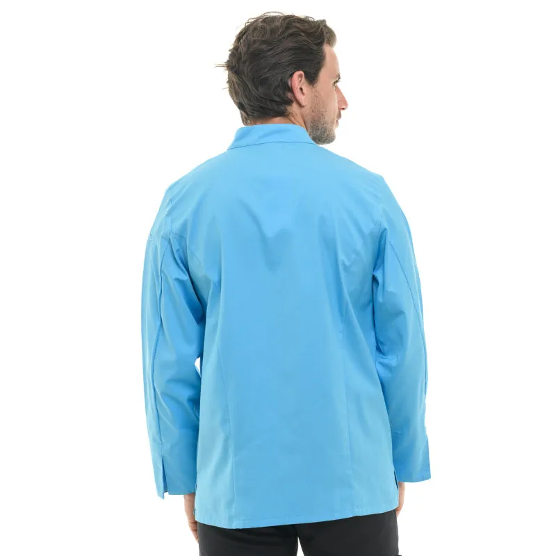 Turquoise Chef Coat - MANELLI, Long Sleeve, Texas