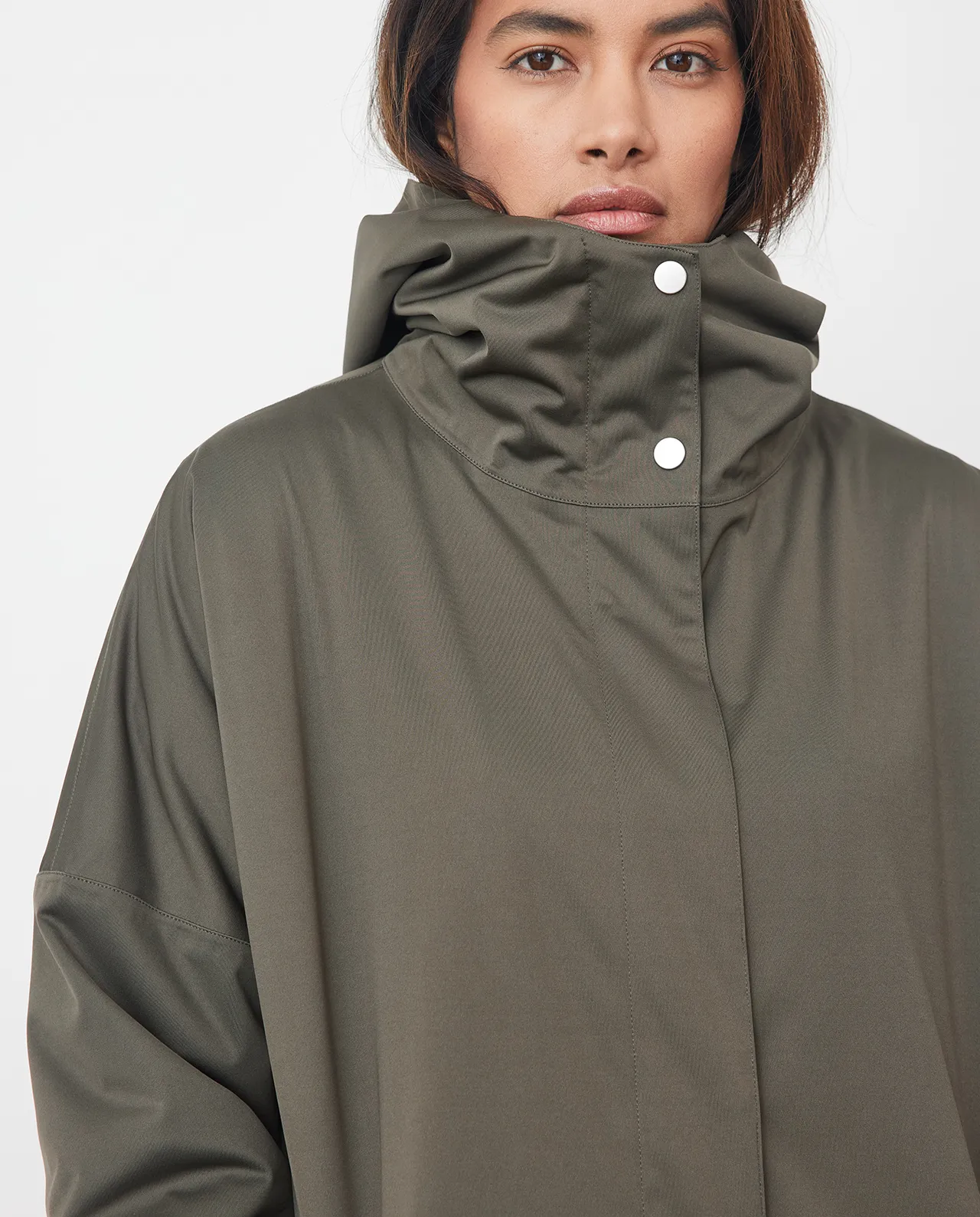 Waterproof Tour Dark Olive - Womens Green Waterproof Jacket | Protected Species: Shop now!