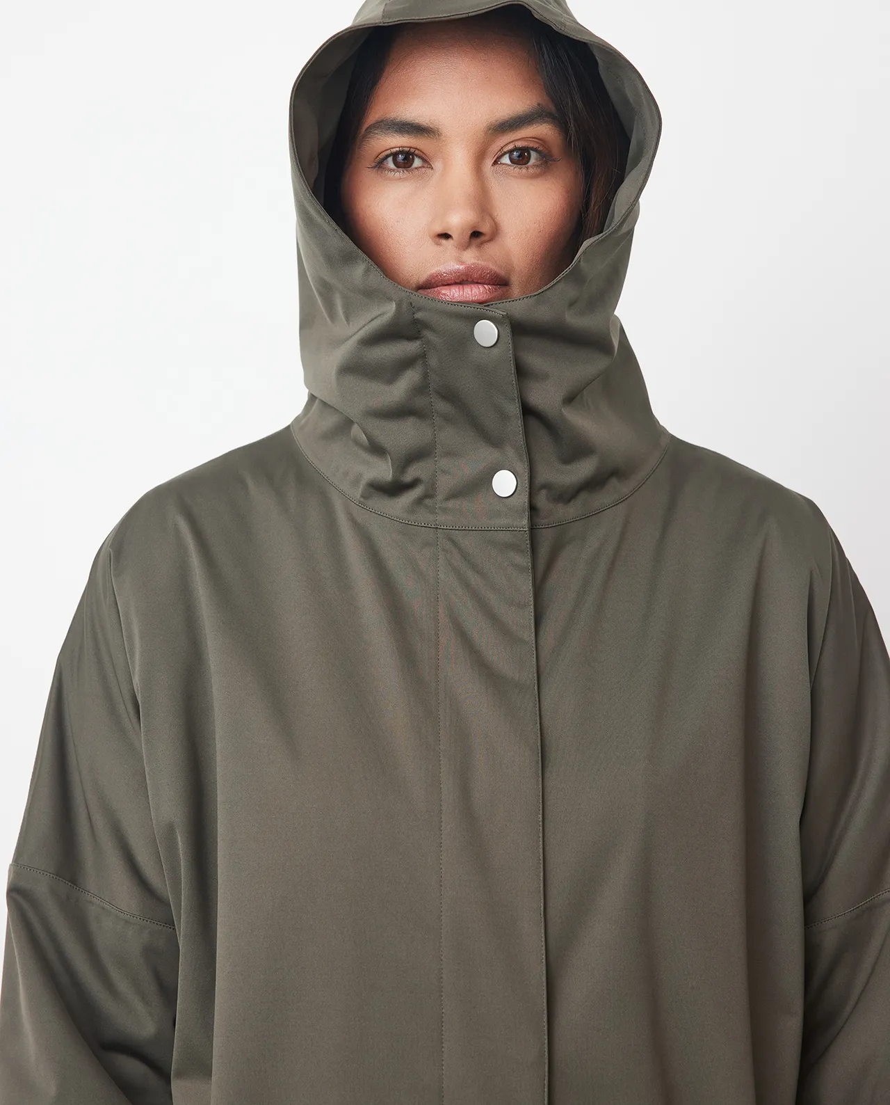 Waterproof Tour Dark Olive - Womens Green Waterproof Jacket | Protected Species: Shop now!