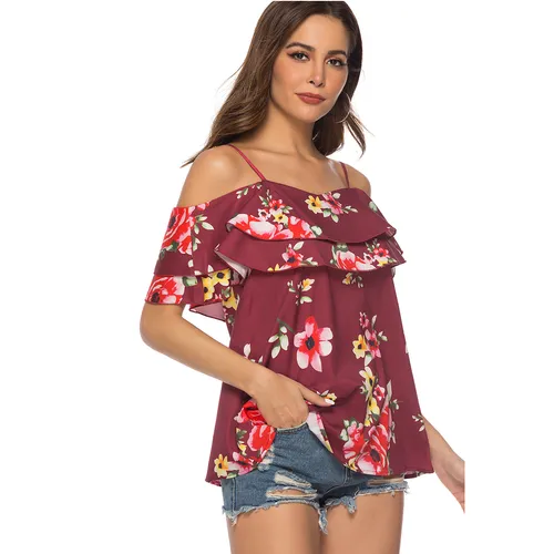 Women's Camisole Sleeveless Tank Tops Sexy Flower