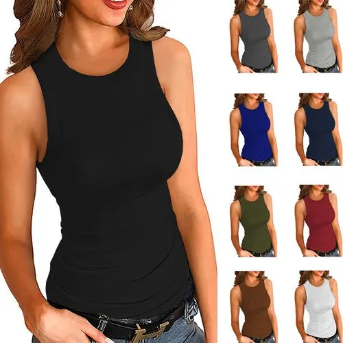 Women's Racerback Tank Tops Tank Tops Contrast Binding Fashion Streetwear Solid Color