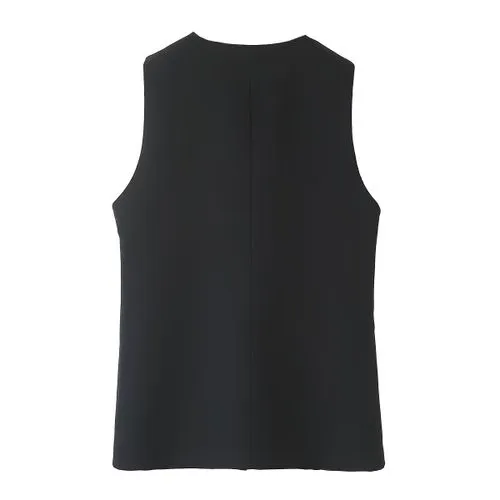 Women's Sleeveless Tank Tops Streetwear Solid Color