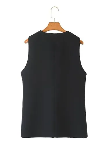 Women's Sleeveless Tank Tops Streetwear Solid Color