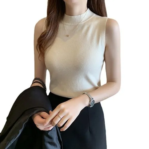 Women's Vest Tank Tops Elegant Solid Color